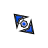 Black and Sapphire diagonal 1 cursor