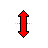 Vertical resize cursor