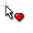 Heart cursor