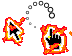 Red Fire/Electricity Cursors preview