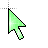 Green Glitter cursor