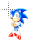 8bit Sonic-the-hedgehog cursor