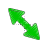 Diagonal resize 2 cursor