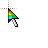 3D rainbow Cursor cursor