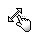 BeOS5 Diagonal Resize 2 cursor