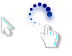 DIM v3.0 - TechnoBlue Cursors preview