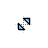 Blue Diagonal Resize 1 cursor