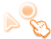 Orange Neon Glass Cursors preview