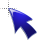 Blue Glossy Arrows Cursors preview