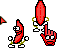 Rainbow Dancing Banana Solid Colors Cursors preview