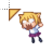 neco-arc falling cursor