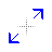 Diagonal resize 2 cursor