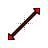 Red Inline diagnoal resize 2 cursor