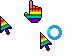 Baker Pride Flag Cursors preview