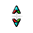 Vertical resize cursor