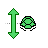 Vertical resize cursor