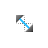 Blue Advanced - Diagonal 1 cursor