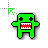 Green Domo cursor