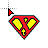 Superman Alphabet x cursor