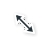 Diagonal resize 2 cursor