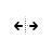 Horizontal resize cursor