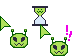 Cute Alien Blob Cursors preview