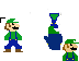 Luigi 8-bit Cursors cursor preview