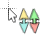 Vertical resize cursor