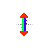 Vertical resize cursor