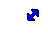 Diagonal 2 azul cursor