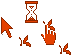 PZ2 Crimson Butterfly - White Outline Cursors preview