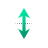 Vertical resize cursor