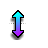 Vertical resize cursor