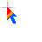 Red-Orange-Blue Design  cursor