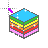 rainbow cube cursor