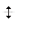 Vertical resize cursor