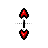 Vertical resize cursor