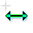 Horizontal resize cursor