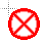 No cursor