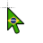 brazil flag cursor
