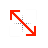 rainbow diagonal resize 1 cursor
