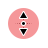Vertical resize cursor