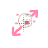 Diagonal resize 1 cursor