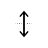 Vertical resize cursor