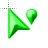 Green Gemstone location cursor