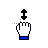 Vertical resize cursor
