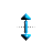 Vertical resize cursor