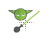 Master Yoda head diagnonal resize left cursor