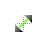 Green Advanced - Diagonal 2 cursor