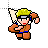 Naruto Uzumaki running cursor